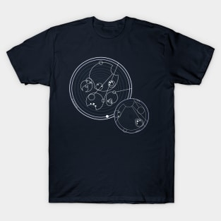 Doctor Who Gallifreyan - Run you clever boy, allons-y! T-Shirt